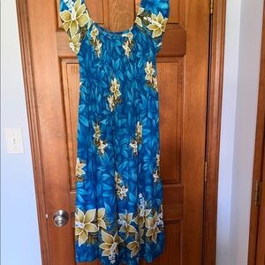 Blue Floral Maxi Dress - Brand Unspecified